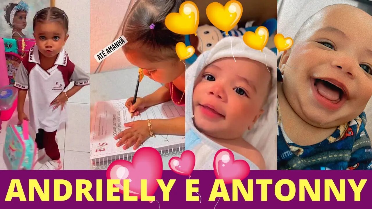 ANDRIELLY MOSTRA ANTHONNY E O SEU DIA A DIA COM ELE