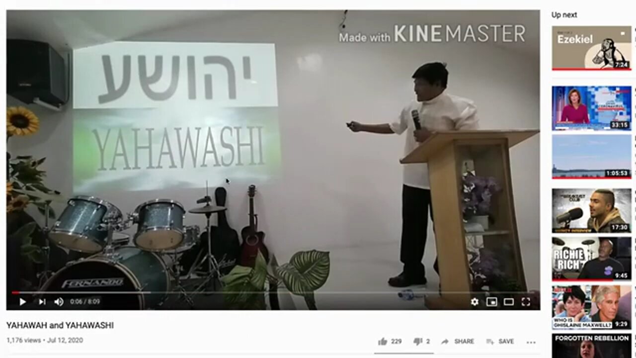 RE_A FEW WORDS ON THE NAME YAHAWASHI