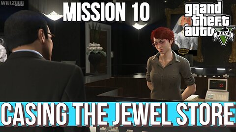 Grand theft auto 5 PS5 gameplay Walkthrough Mission Casing the Jewel Store