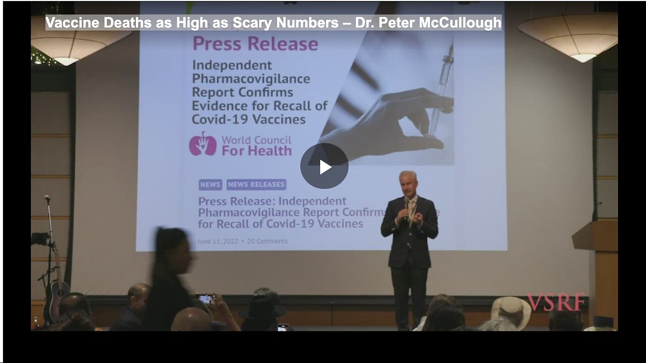 Vaccine Deaths as High as Scary Numbers – Dr. Peter McCullough