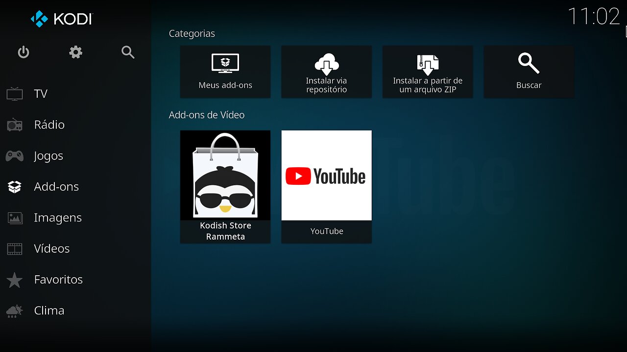 Mod do Kodi para Internet da Ursal