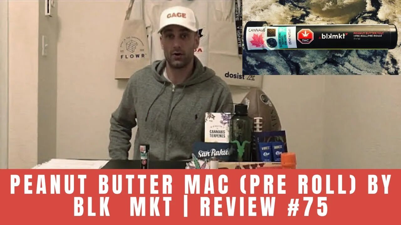 PEANUT BUTTER MAC (Pre Roll) by Blk Mkt | Review #75