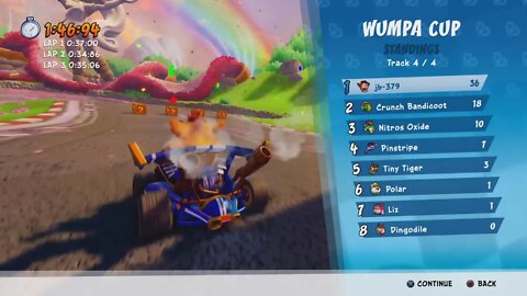 Crash™ Team Racing Nitro-Fueled (PS4) - Wumpa Cup (Medium) - Crash (Team Bandicoot)(Version 1)