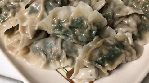 Dandelion dumplings 😋😋 #our home made dinner