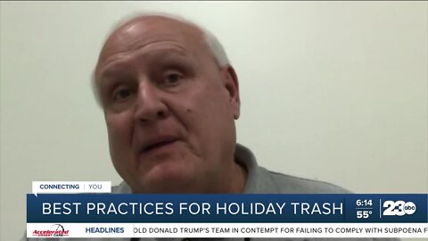 Minimizing the burden on waste management workers during the holidays