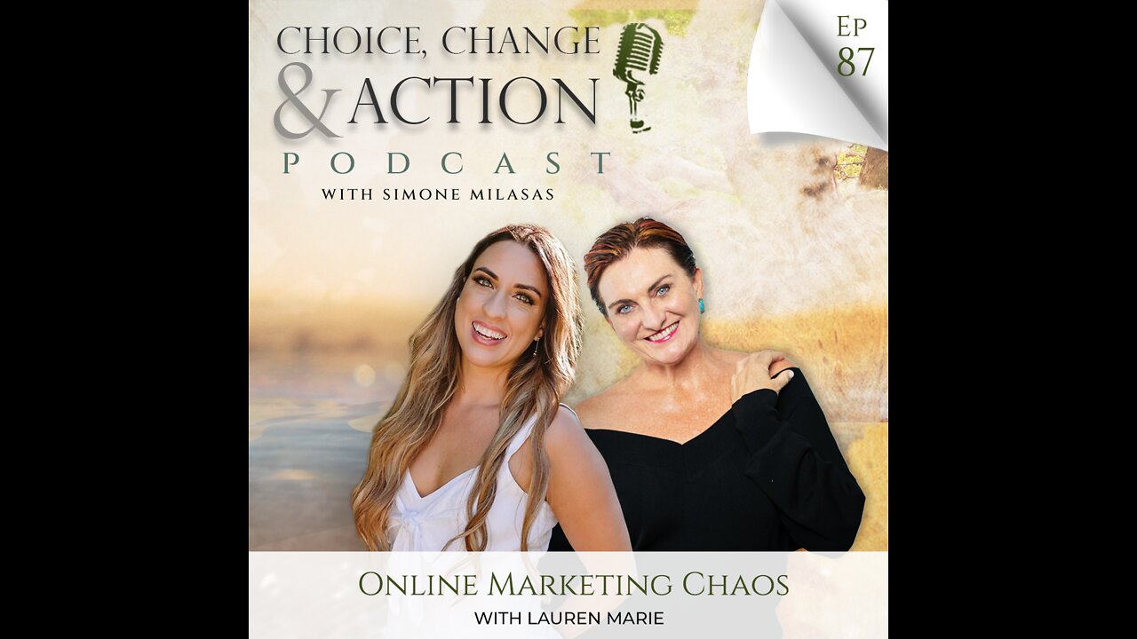 87. Online Marketing Chaos with Lauren Marie & Simone Milasas