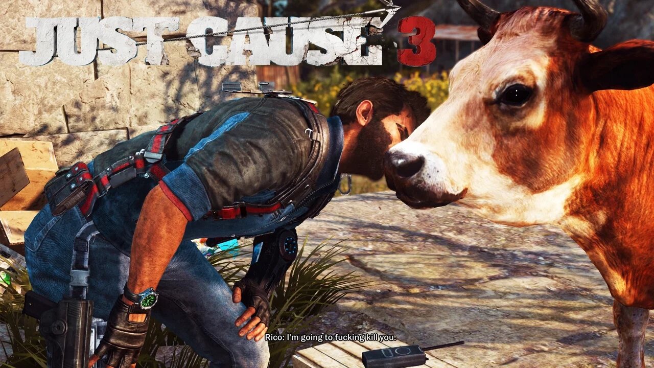 Just Cause 3 - Random Moments #3 (Animal Launching!)