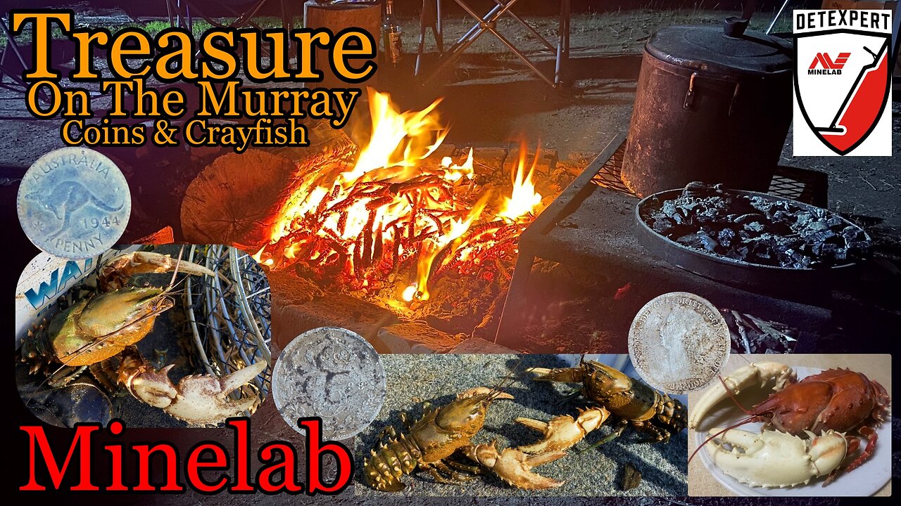 Treasure Hunting On The Murray Coins & Crayfish