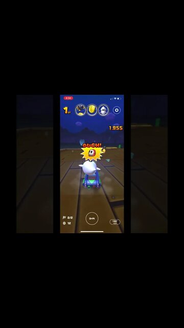 Mario Kart Tour - Green Kiddie Kart Gameplay (Frost Tour Gift Reward)