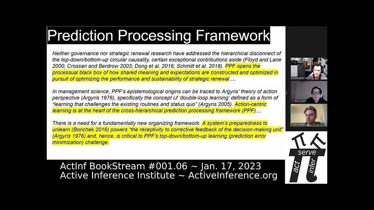 Active Inference BookStream #001.06 ~ "Governing Continuous Transformation"