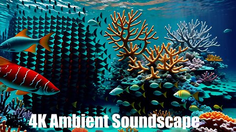 Ambient Soundscape Music - Δ II | (AI) Audio Reactive Realistic Flowing