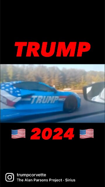 TrumpCorvette Rolling to Cars & Coffee May 6 2023