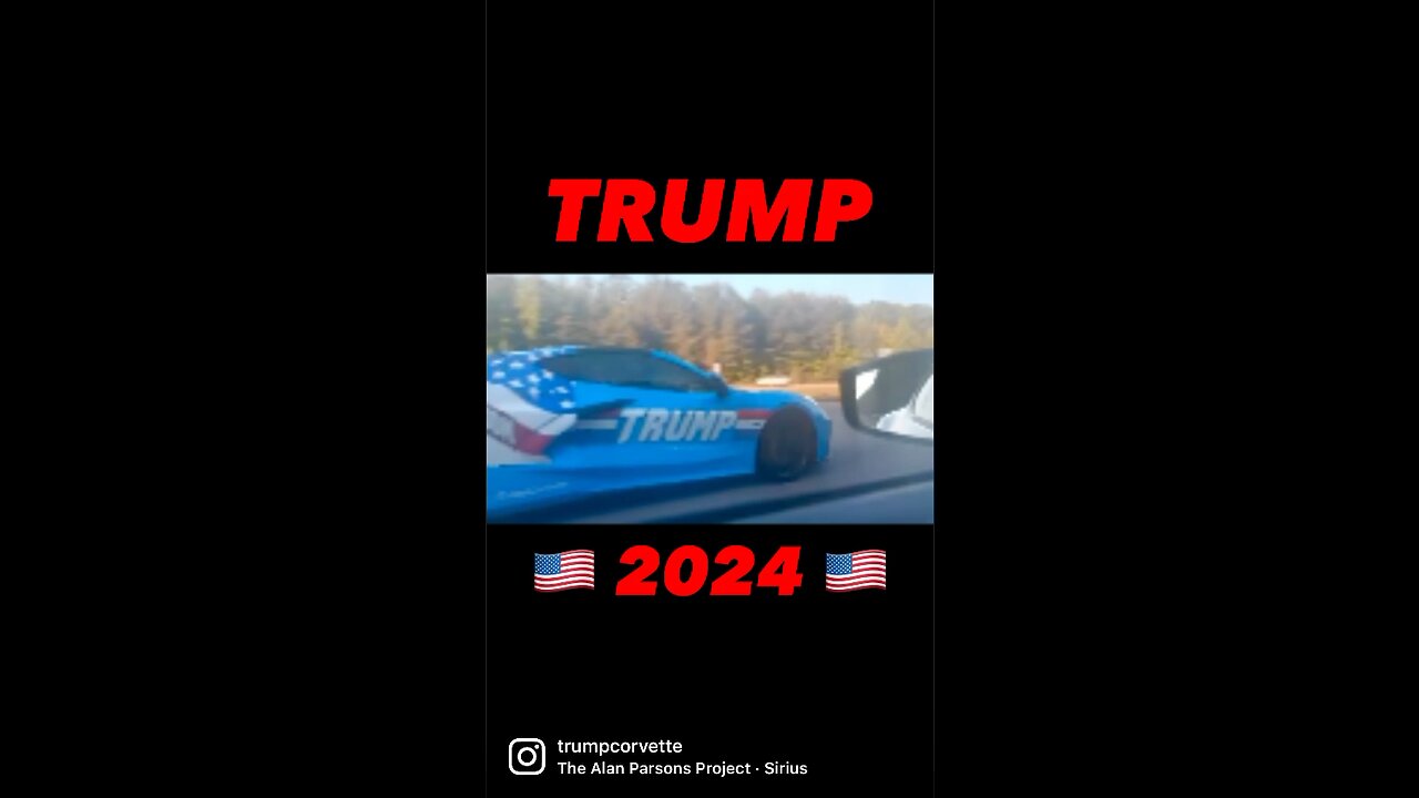 TrumpCorvette Rolling to Cars & Coffee May 6 2023