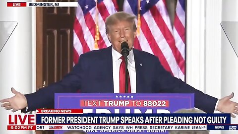 TRUMP ADMITS TO CRIMES IN SHOCKING POST-ARREST SPEECH