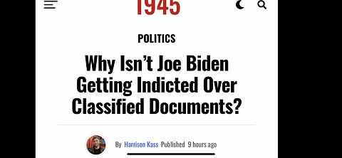SWN 11June23 -Why hasn’t Biden been indicted already?