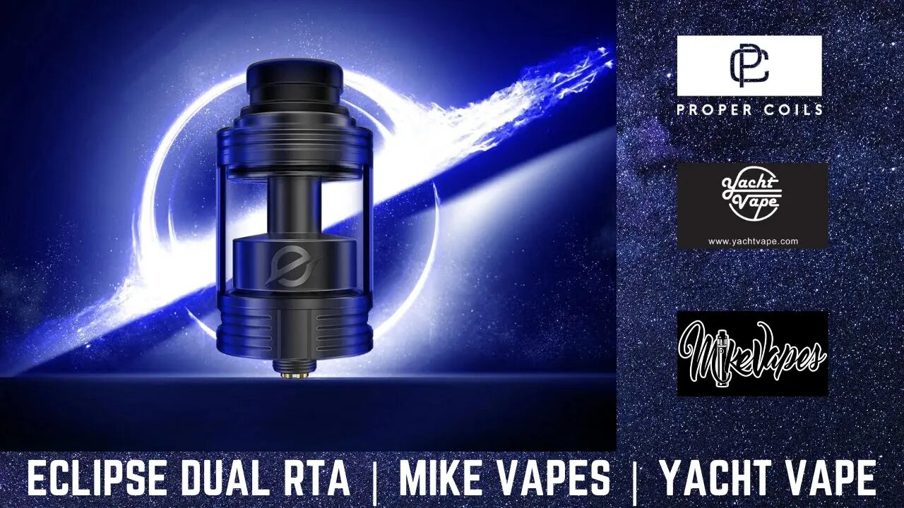 Eclipse Dual RTA | Mike Vapes | Yacht Vape | Dual Coil Flavour Banger!