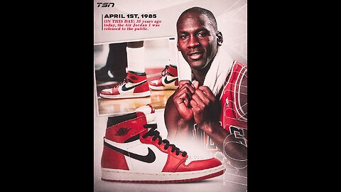 April 1st 1985, on this day about 35 years ago, AIR JORDAN 1 was released to the public✅. ✌️