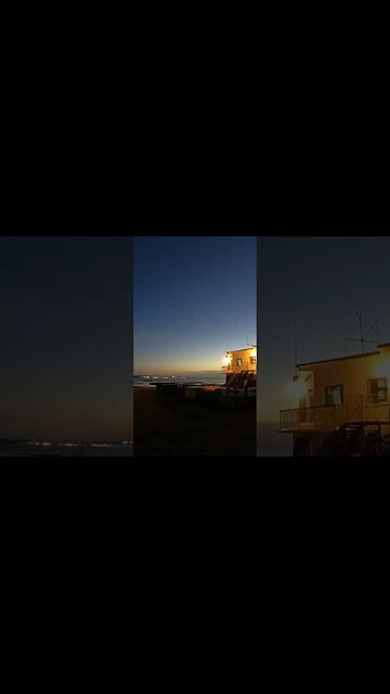 night lapse ovelooking Southampton and the Isle of wight. Titchfield. 11th Oct 2022 #shortsvideo