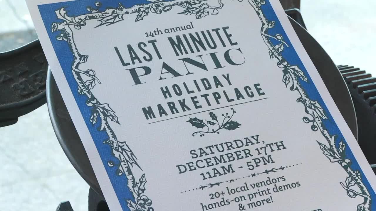 WNY Book Arts Center's "14th Annual Last Minute Panic Holiday Market" is Saturday