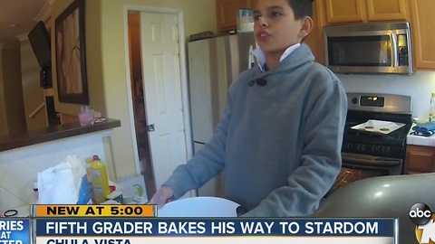 Chula Vista youngster bakes his way to stardom