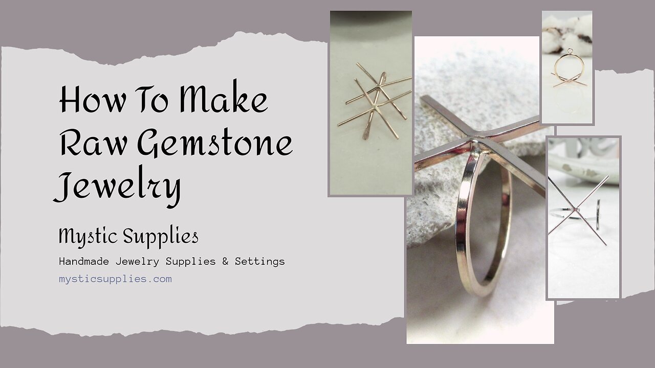 How To Make Raw Gemstone Jewelry Mystic Supplies