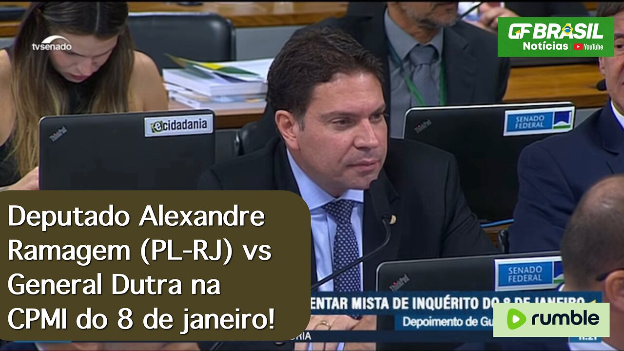 Deputado Alexandre Ramagem (PL-RJ) vs General Dutra na CPMI do 8 de janeiro!