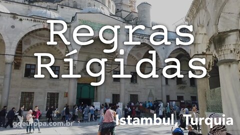 🇹🇷 REGRAS RÍGIDAS PARA ENTRAR NAS MESQUITAS - Istambul, Turquia | GoEuropa