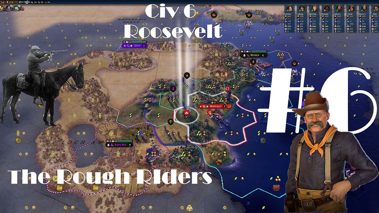 Civ 6 Teddy #6 [The Rough Riders]