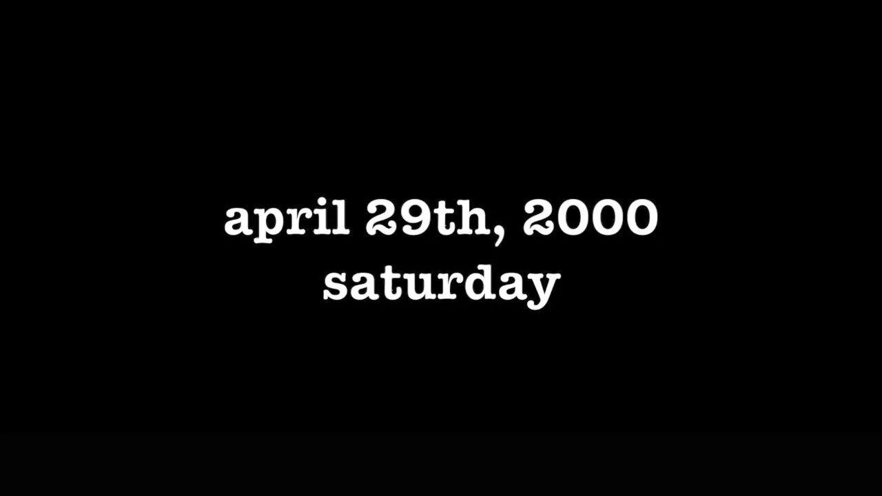 YEAR 18 [0100] APRIL 29TH, 2000 - SATURDAY [#thetuesdayjournals #thebac #thepoetbac #madjack]