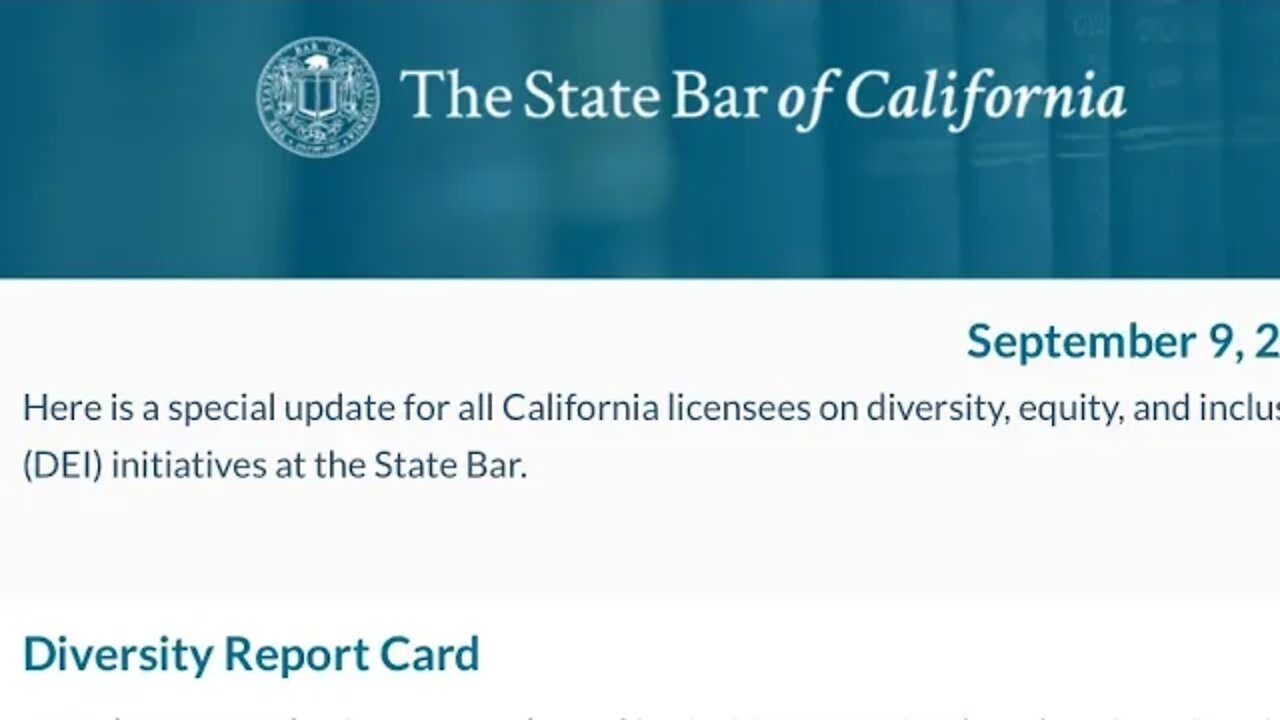 “Diversity Report Card”—State Bar of California