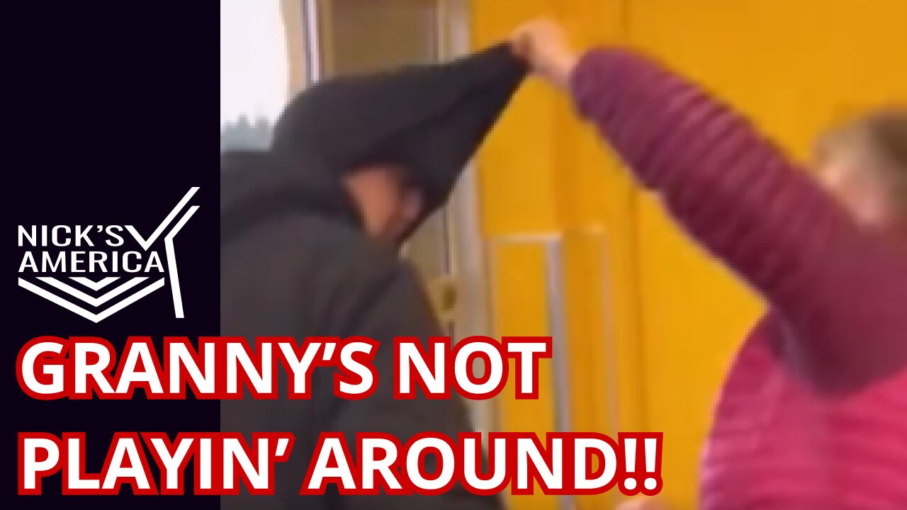 Granny Takes Out The Trash! Stops Shoplifter at Canadian Wal-Mart