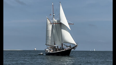 Sailing Schooner Bonnie Lynn West Of Bug Light