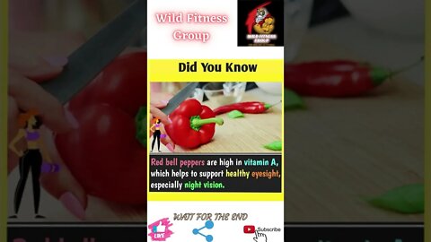 🔥Benefits of red bell peppers🔥#shorts🔥#wildfitnessgroup🔥12 May 2022🔥