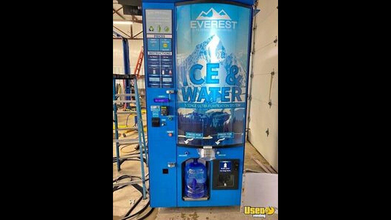 2018 Everest Ice VX1 Bagged Ice and Filtered Water Vending Machine For Sale in Oklahoma