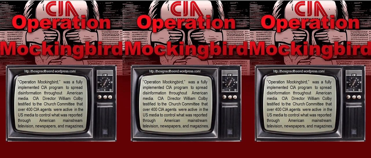 📺🔴 CIA Operation Mockingbird Media ▪️ 6-min Report 🐦 👀