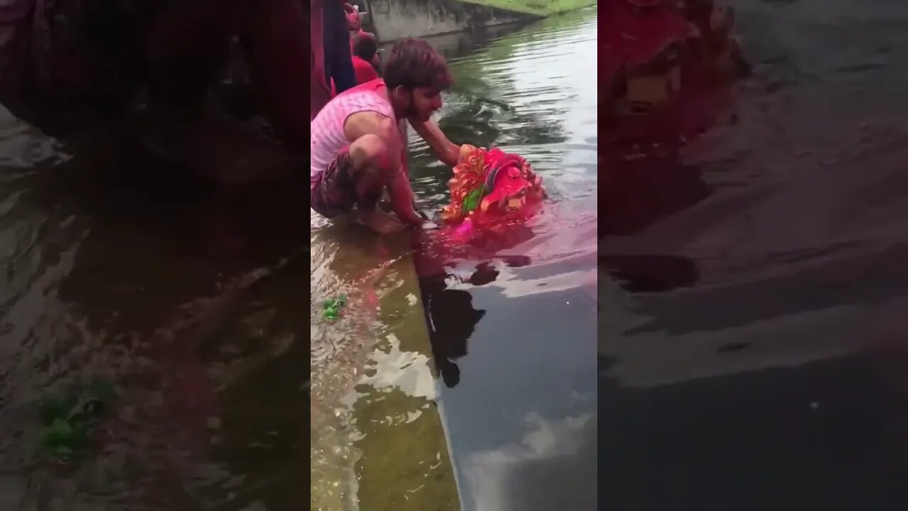 Ganpati Visarjan | Ganpati Bappa Visarjan shorts || ganpativisarjan || #viral #trending #shortvideo