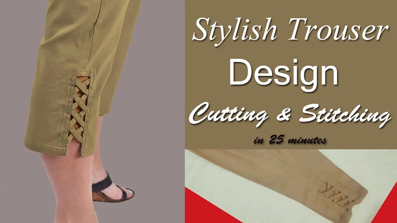 Designer Trouser Cutting Tutorial