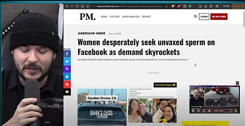 Women DEMAND UNVAXXED SPERM From Donors, Dudes Begin CHARGING MONEY - Tim Pool