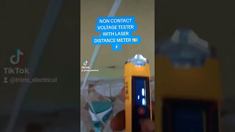 Non Contact Voltage Tester ⚡️ And Distance Meter 💶 | Trim