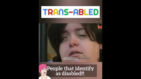 People that identify as DISABLED | Say it ain't so.