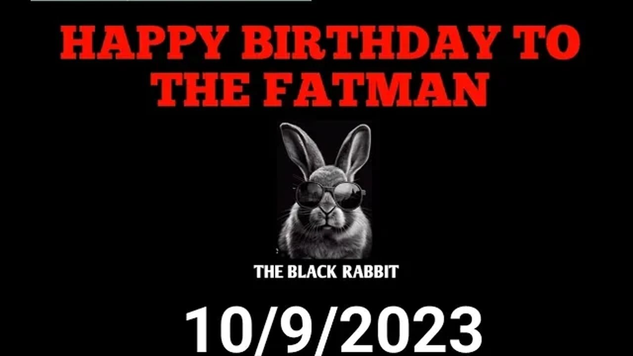 HAPPY BIRTHDAY HITCHBOXX/ THE BLACK RABBIT 54 YRS OLD AND STILL WINNING!