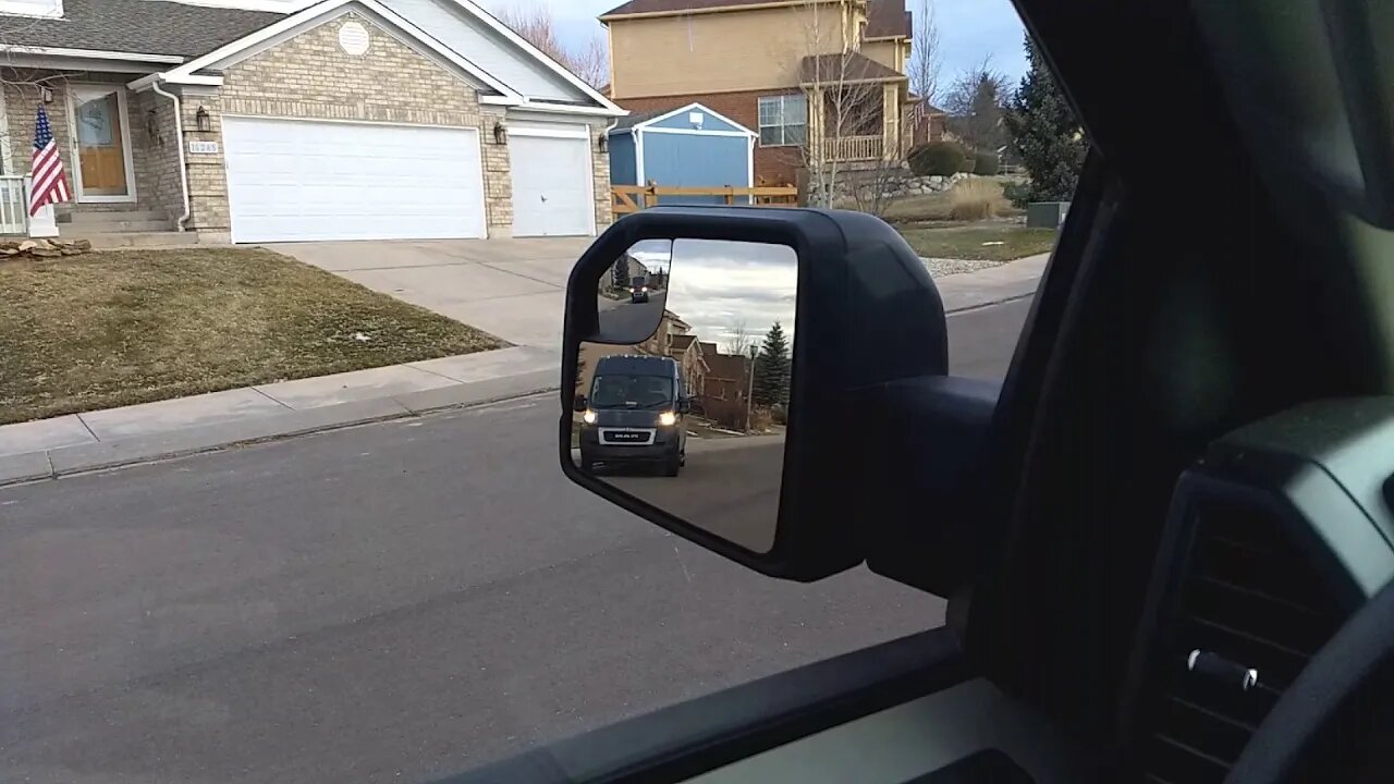 Amazon Driver runs Stop Sign