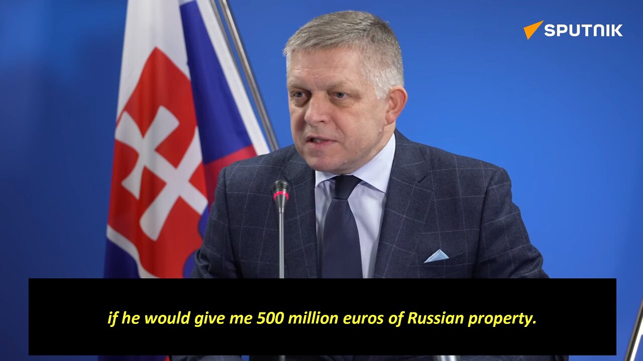 PM Fico: Zelensky offered me 500M euros of Russian assets to vote for Ukraine's entry into NATO