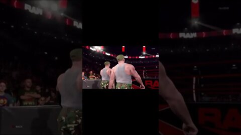 WWE 2k22 Bushwackers Entrance #shorts