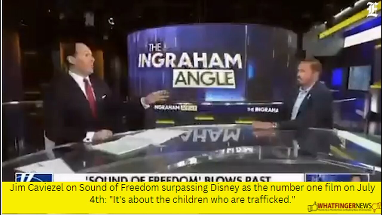 Jim Caviezel on Sound of Freedom surpassing Disney as the number one film on July 4th: