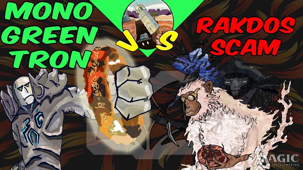 Mono Green Tron VS Rakdos Scam｜Dang｜Magic the Gathering Online｜Modern