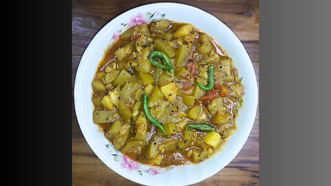 লাউ ও আলু দিয়ে নিরামিশ রেসিপি । Cooking Studio By Riya