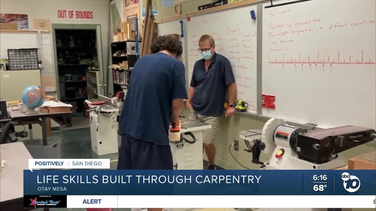 Life skills built through carpentry juvenile program in Otay Mesa