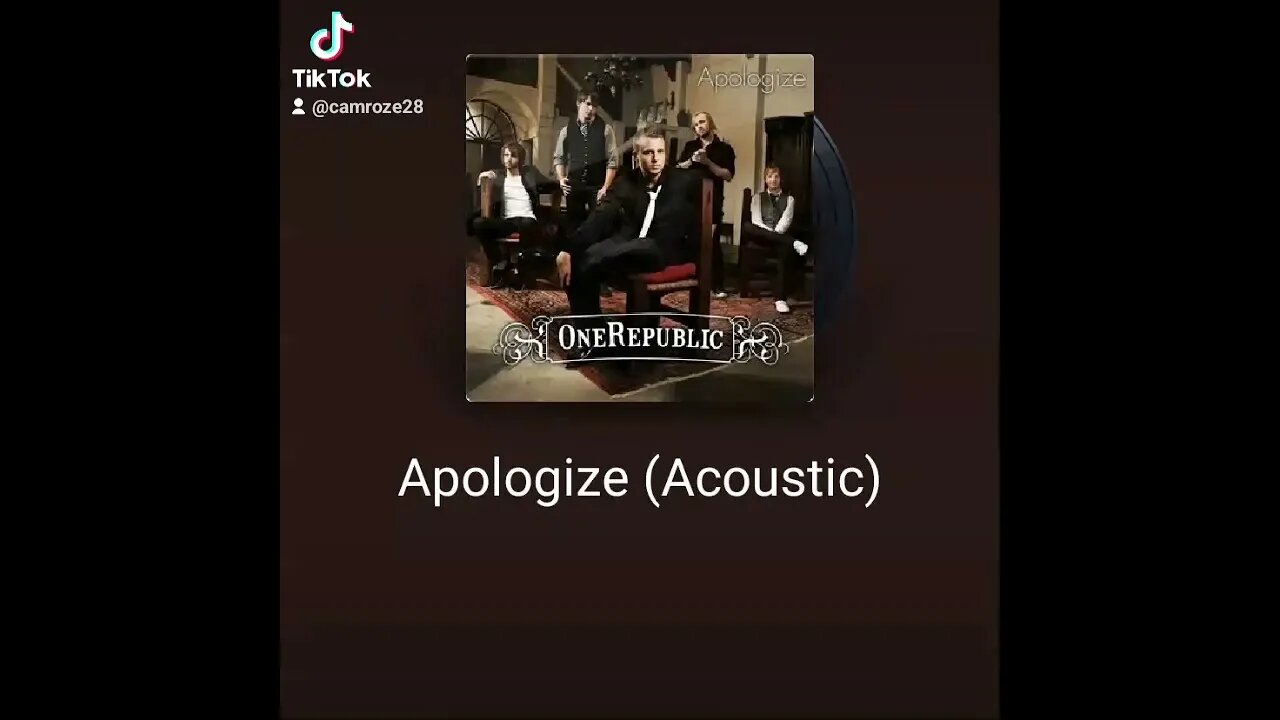 One Republics Apologize As Sung By Tainted Roze