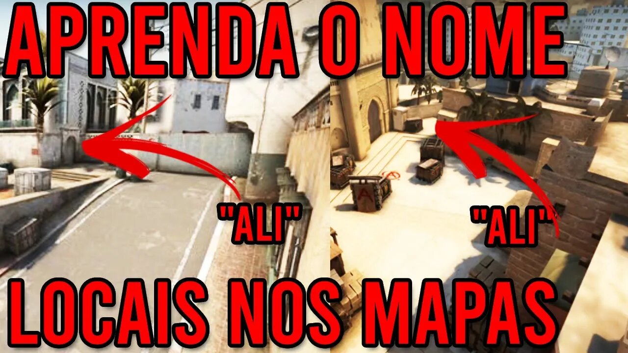 Como Aprender o Nome das Posições no CSGO